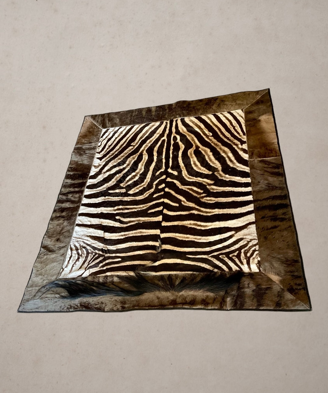 Tappeto in pelle di zebra QUAD